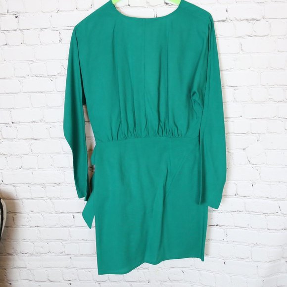 L'Academie The Lorriana Mini Dress in Green XXS - Picture 6 of 13